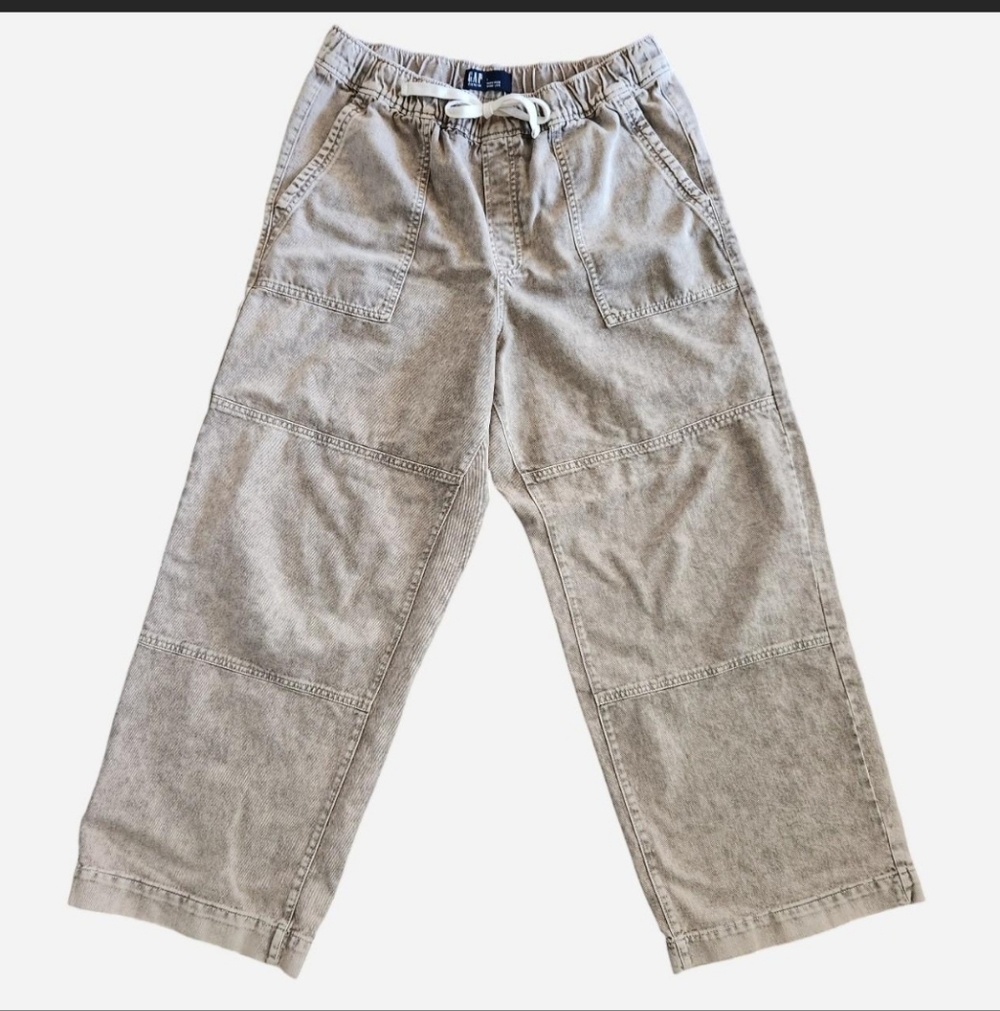 GAP Wide Leg Utility Pants in Taupe - Picture 3 of 8